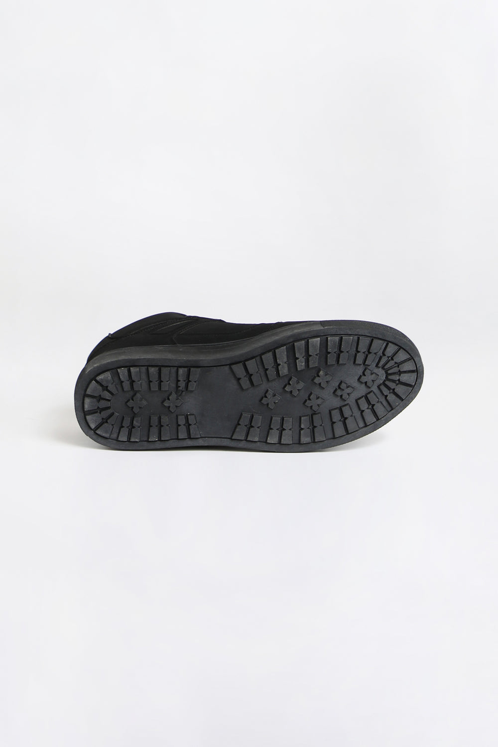 Amnesia Youth Nubuck Faux Fur Lined Skate Boots Black