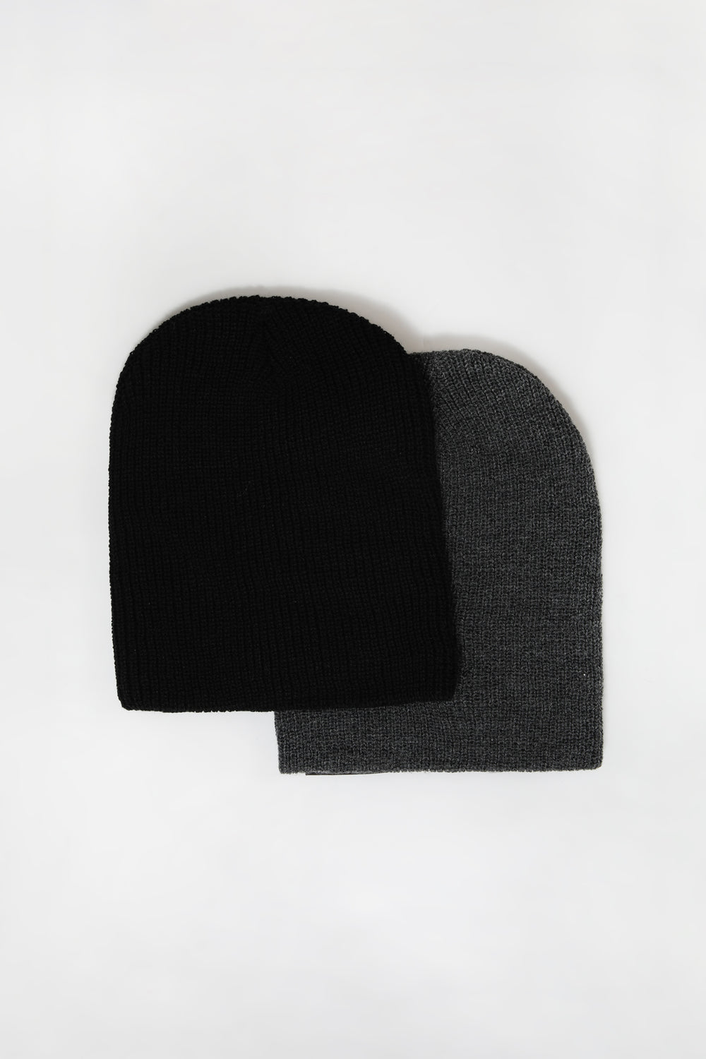 Zoo York Youth Slouch Beanie 2-Pack Charcoal