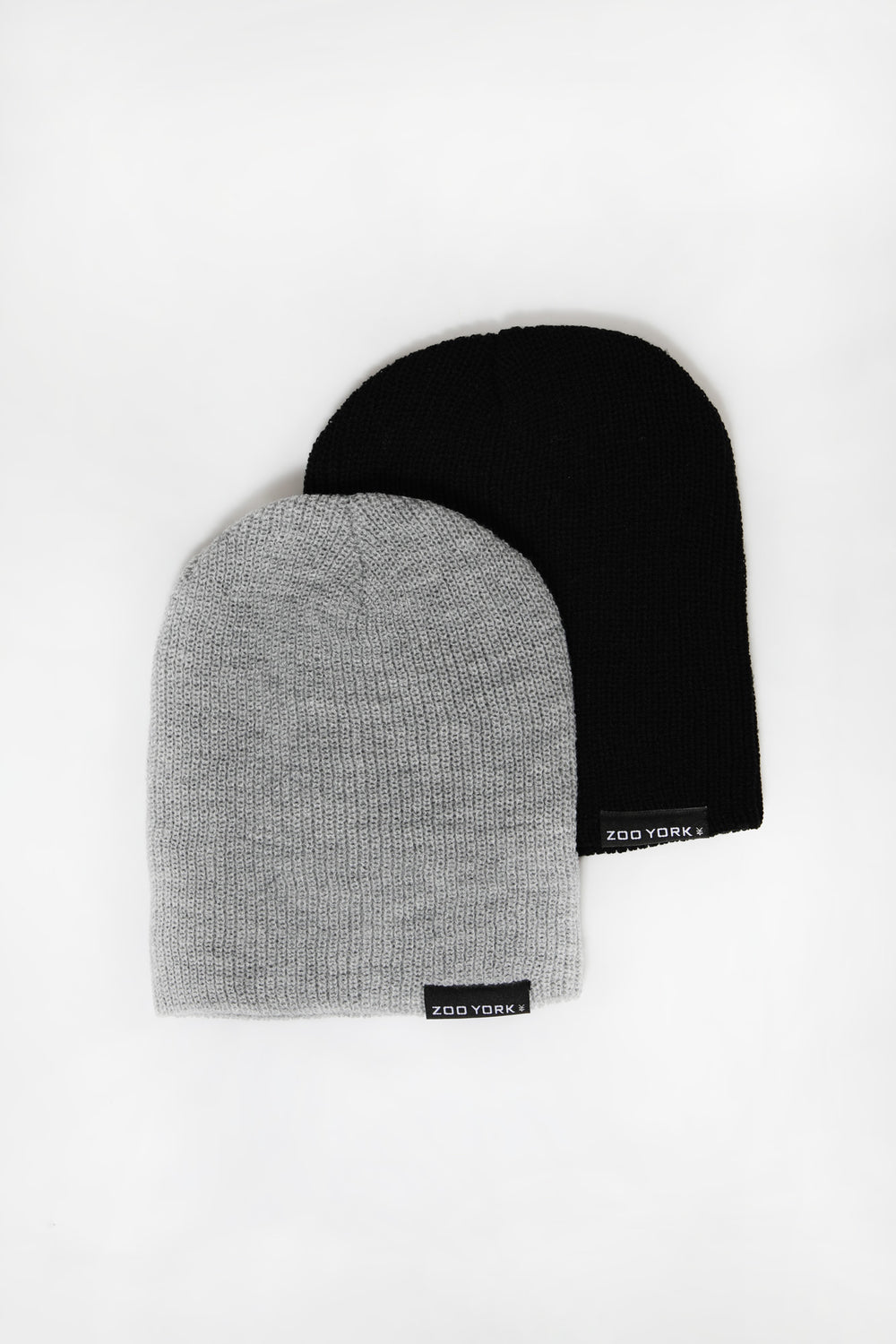 2 Tuques Style Slouchy Zoo York Junior Gris