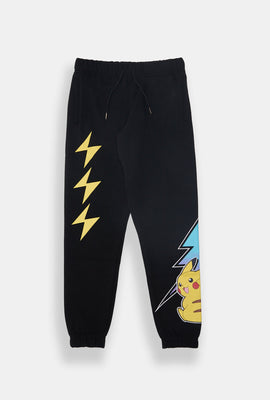 Jogger en molleton imprimé Pokémon Pikachu junior