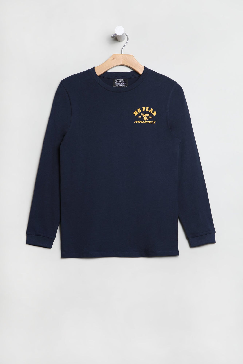 No Fear Youth Graphic Long Sleeve Top Navy