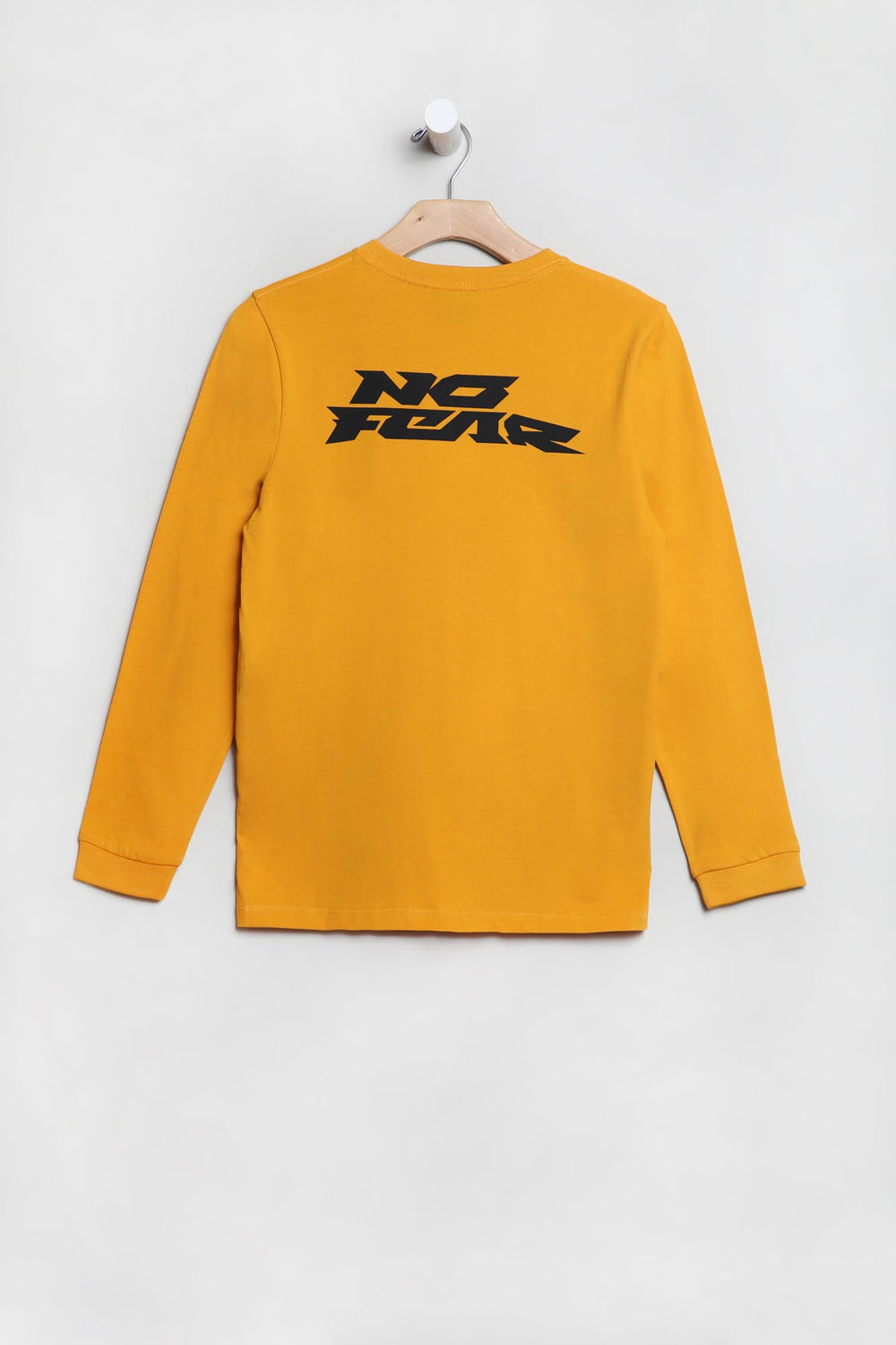No Fear Youth Logo Long Sleeve Top Gold