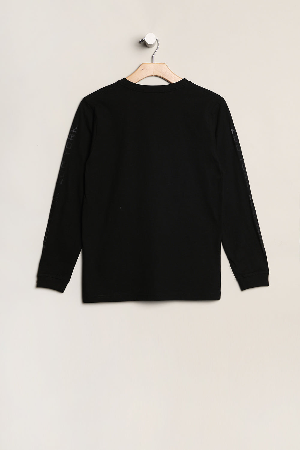 Zoo York Youth Box Logo Long Sleeve Top Black