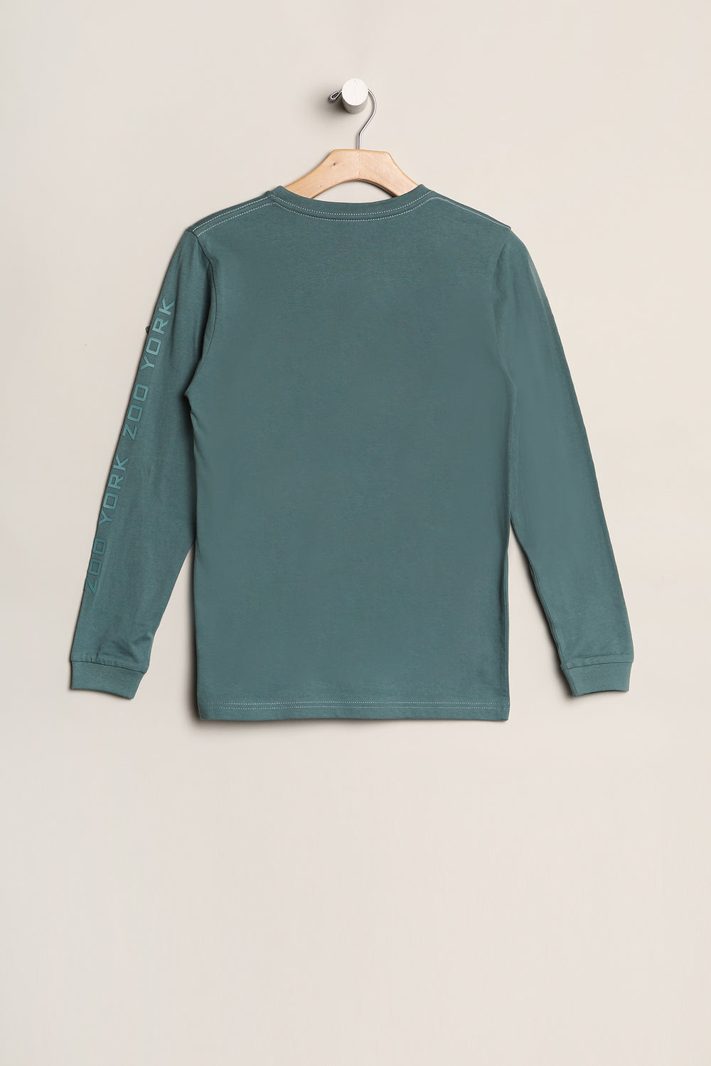 Zoo York Youth Box Logo Long Sleeve Top Teal