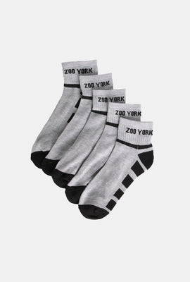 5 Paires de Socquettes Logo Zoo York Junior