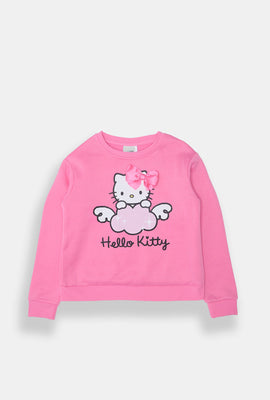 Girls Hello Kitty 3D Bow Sweatshirt