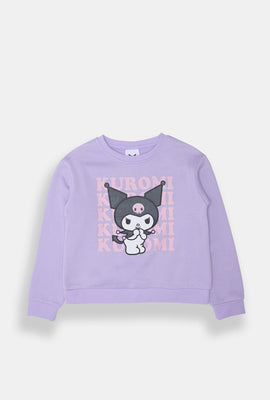 Girls Kuromi Graphic Sweatshirt