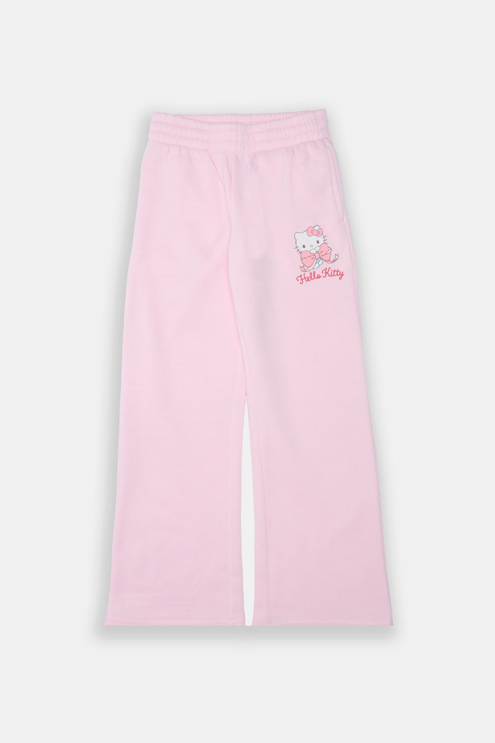 Pantalon de survêtement à jambe large noeud Hello Kitty fille Pantalon de survêtement à jambe large noeud Hello Kitty fille