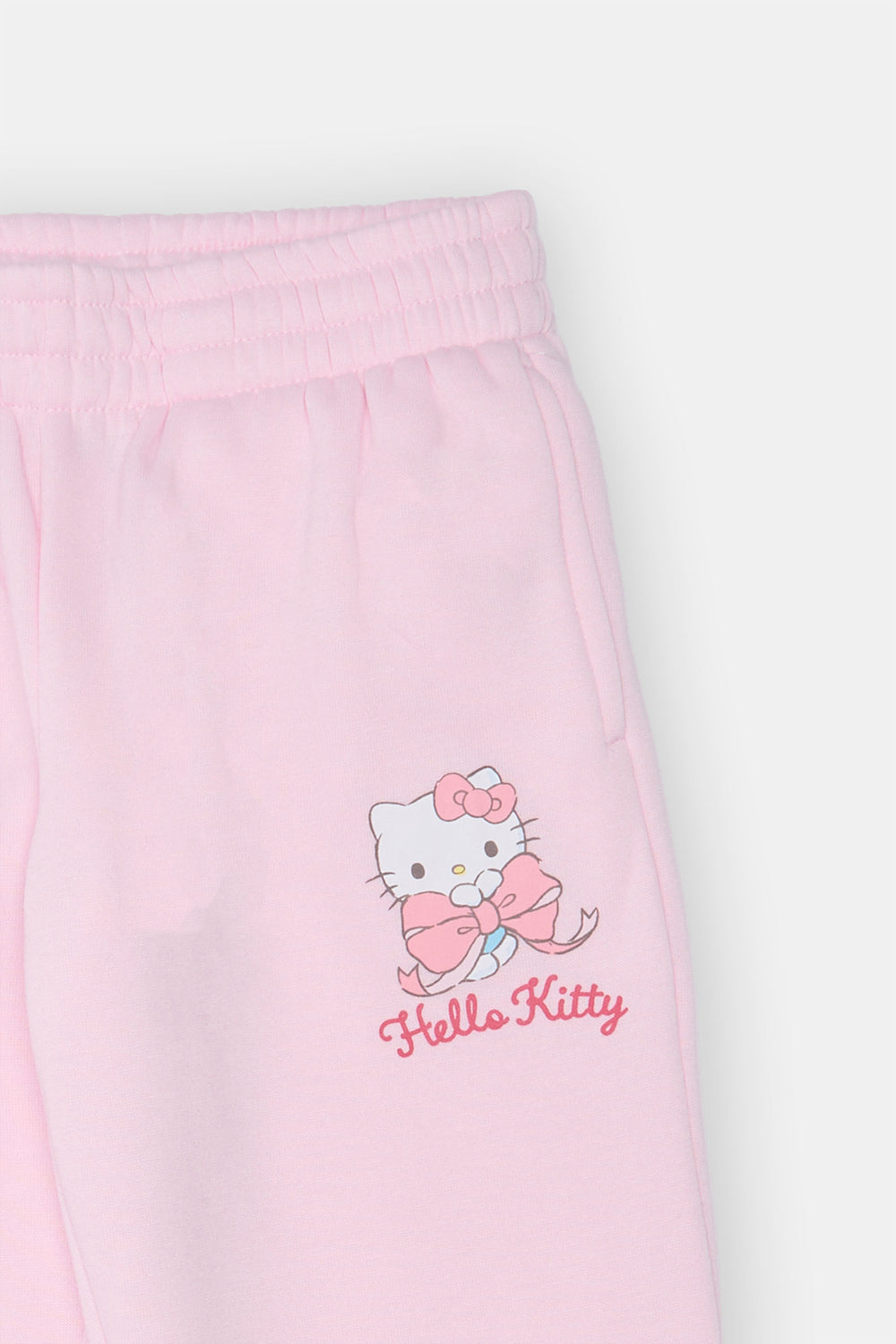 Pantalon de survêtement à jambe large noeud Hello Kitty fille Pantalon de survêtement à jambe large noeud Hello Kitty fille