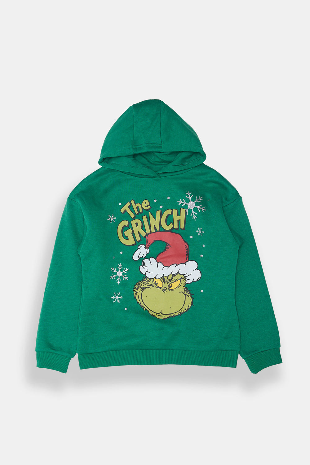 Haut à capuchon imprimé Merry Grinchmas The Grinch fille Haut à capuchon imprimé Merry Grinchmas The Grinch fille