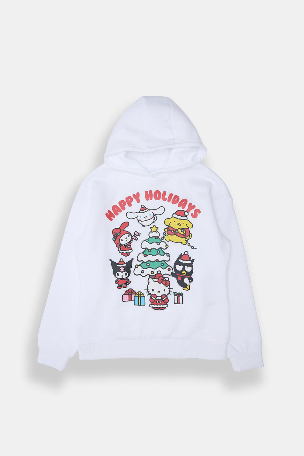 Girls Hello Kitty Happy Holidays Hoodie Girls Hello Kitty Happy Holidays Hoodie