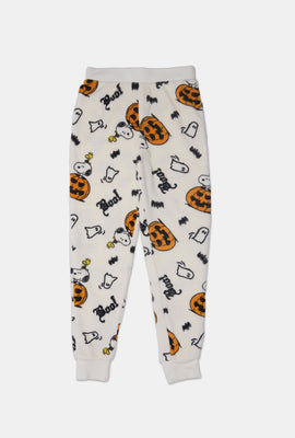 Pantalon de pyjama en peluche fantôme Snoopy fille