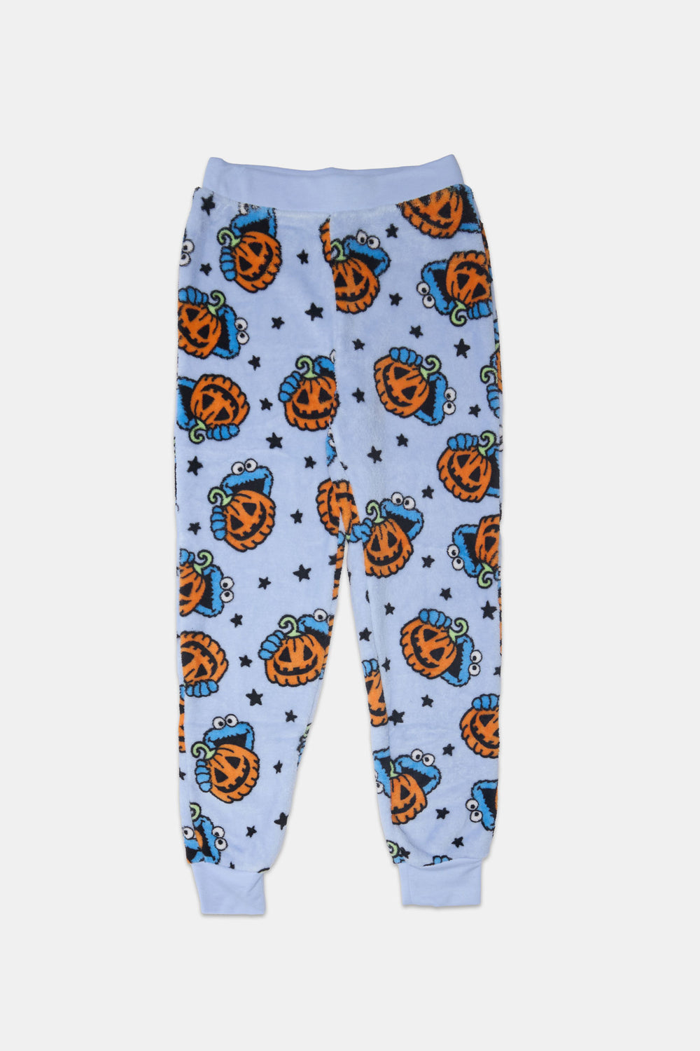 Girls Cookie Monster Pumpkin Plush Pajama Pant Girls Cookie Monster Pumpkin Plush Pajama Pant