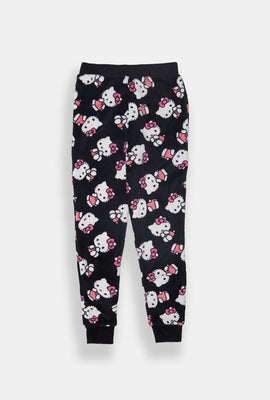 Girls Hello Kitty Plush Pajama Pant