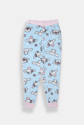 Girls Cinnamoroll Plush Pajama Pant