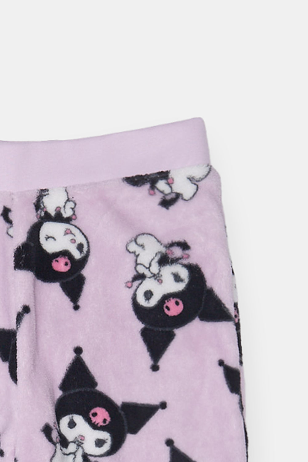 Girls Kuromi Plush Pajama Pant Girls Kuromi Plush Pajama Pant