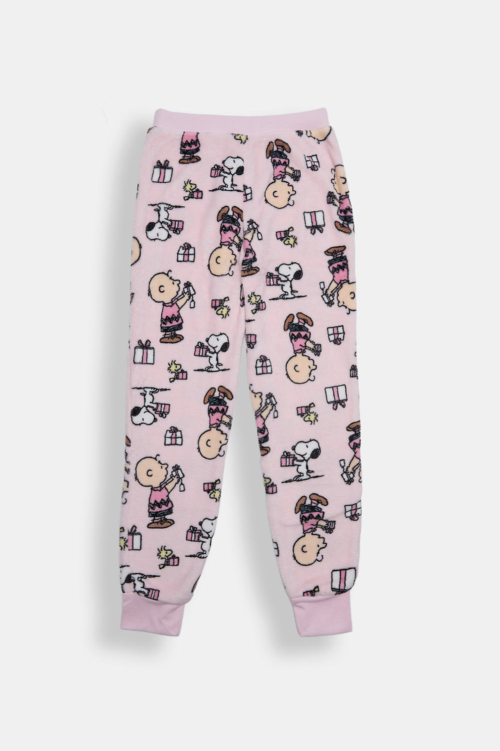 Girls Peanuts Christmas Gift Plush Pajama Pant Pantalon de pyjama en peluche cadeaux de Noël Peanuts fille - West49
