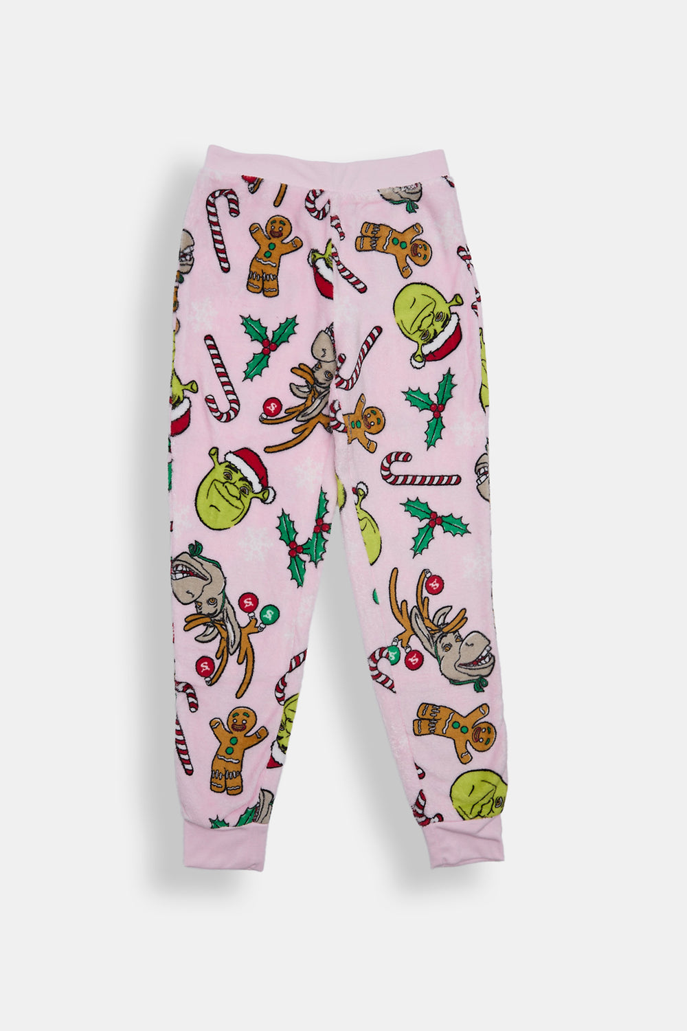 Girls Shrek Christmas Plush Pajama Pant Girls Shrek Christmas Plush Pajama Pant
