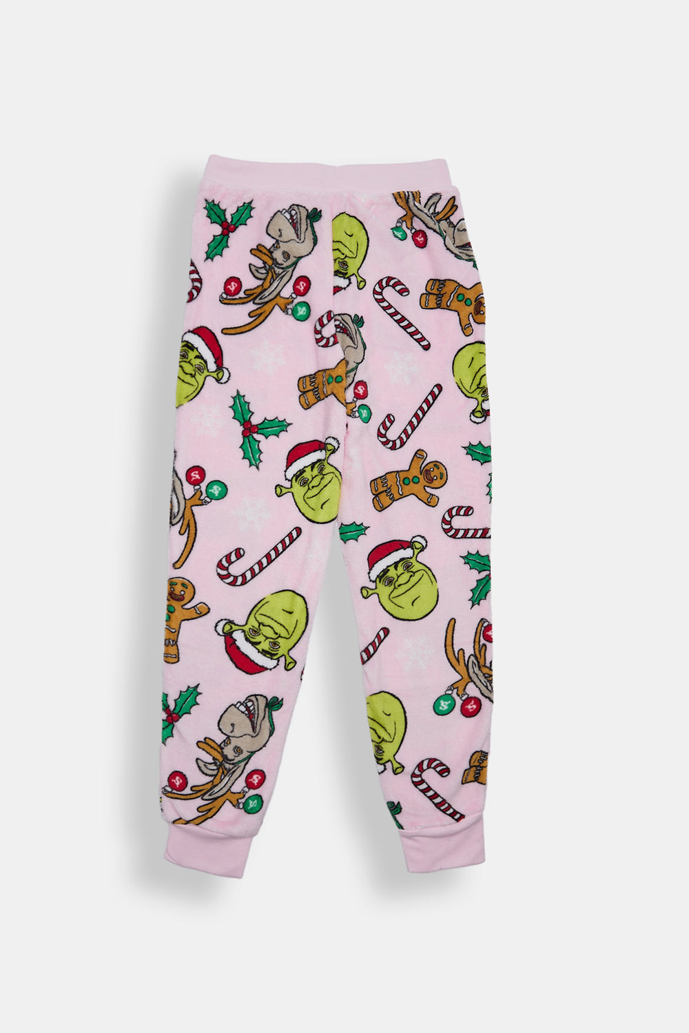 Girls Shrek Christmas Plush Pajama Pant Girls Shrek Christmas Plush Pajama Pant
