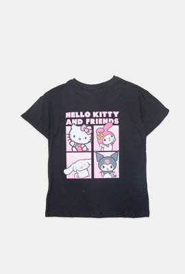 T-shirt imprimé Hello Kitty And Friends fille
