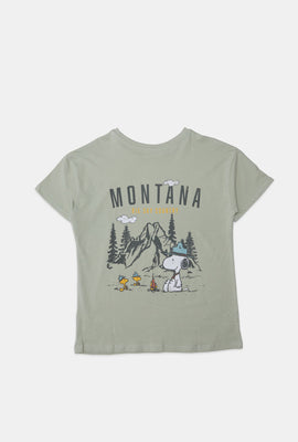 T-shirt imprimé Camp Snoopy Montana fille
