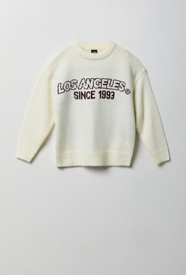 Youth Jacquard Knit Sweater