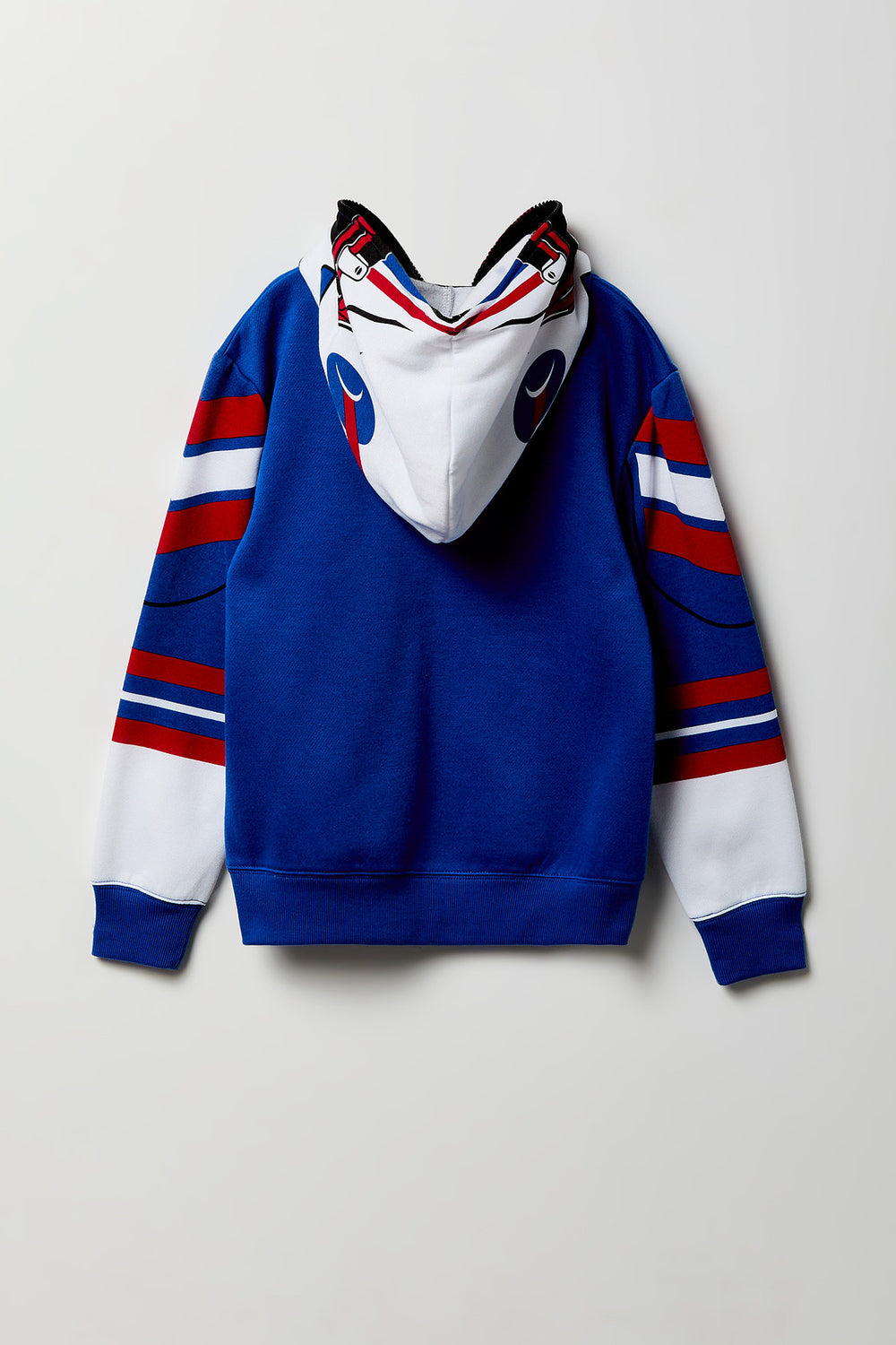 Youth Football Player Full-Zip Peeper Hoodie Youth Football Player Full-Zip Peeper Hoodie