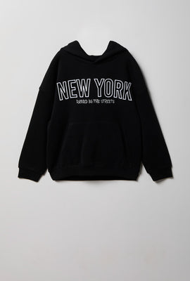 Youth Embroidered Fleece Hoodie