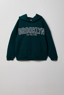 Youth Embroidered Fleece Hoodie