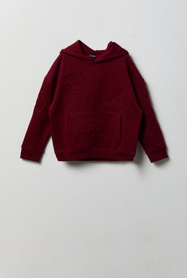 Youth Gothic Font Fleece Hoodie