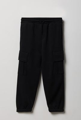 Jogger en molleton cargo junior