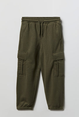 Jogger en molleton cargo junior