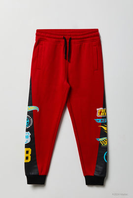 Jogger en molleton imprimé Hot Wheels junior