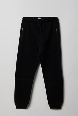 Jogger en molleton à poches zippées