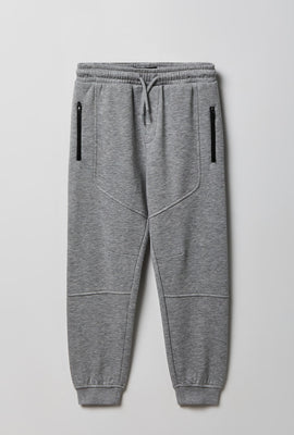 Jogger en molleton à poches zippées