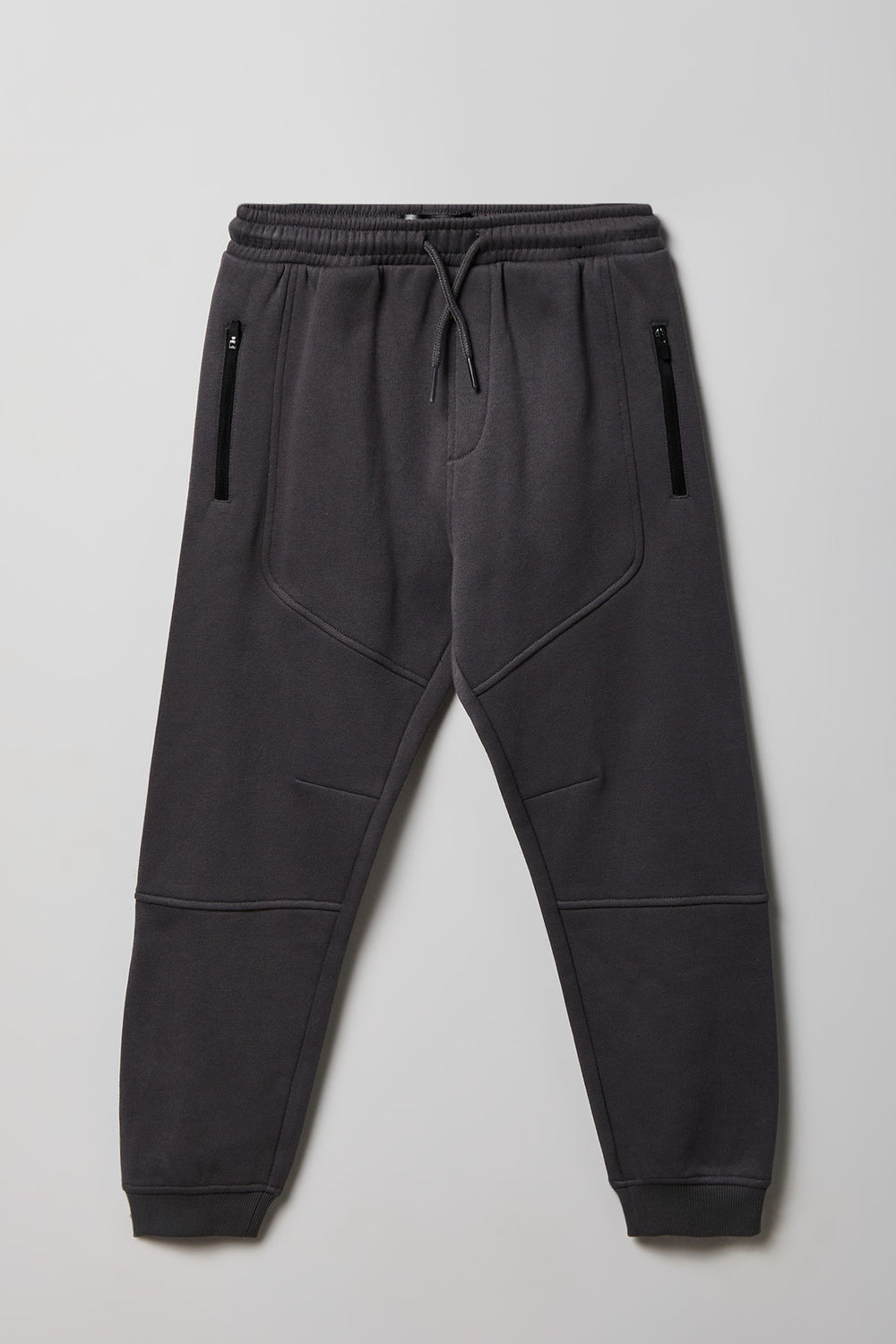 Jogger en molleton à poches zippées Jogger en molleton à poches zippées