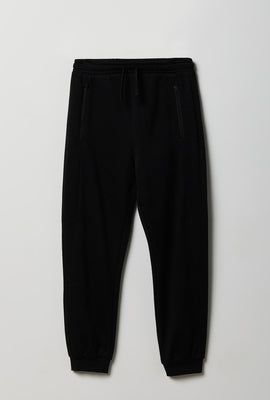 Jogger en molleton style moto junior