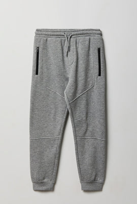 Jogger en molleton à poches zippées junior