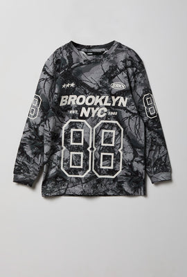 Youth Camo Graphic Long Sleeve Tee