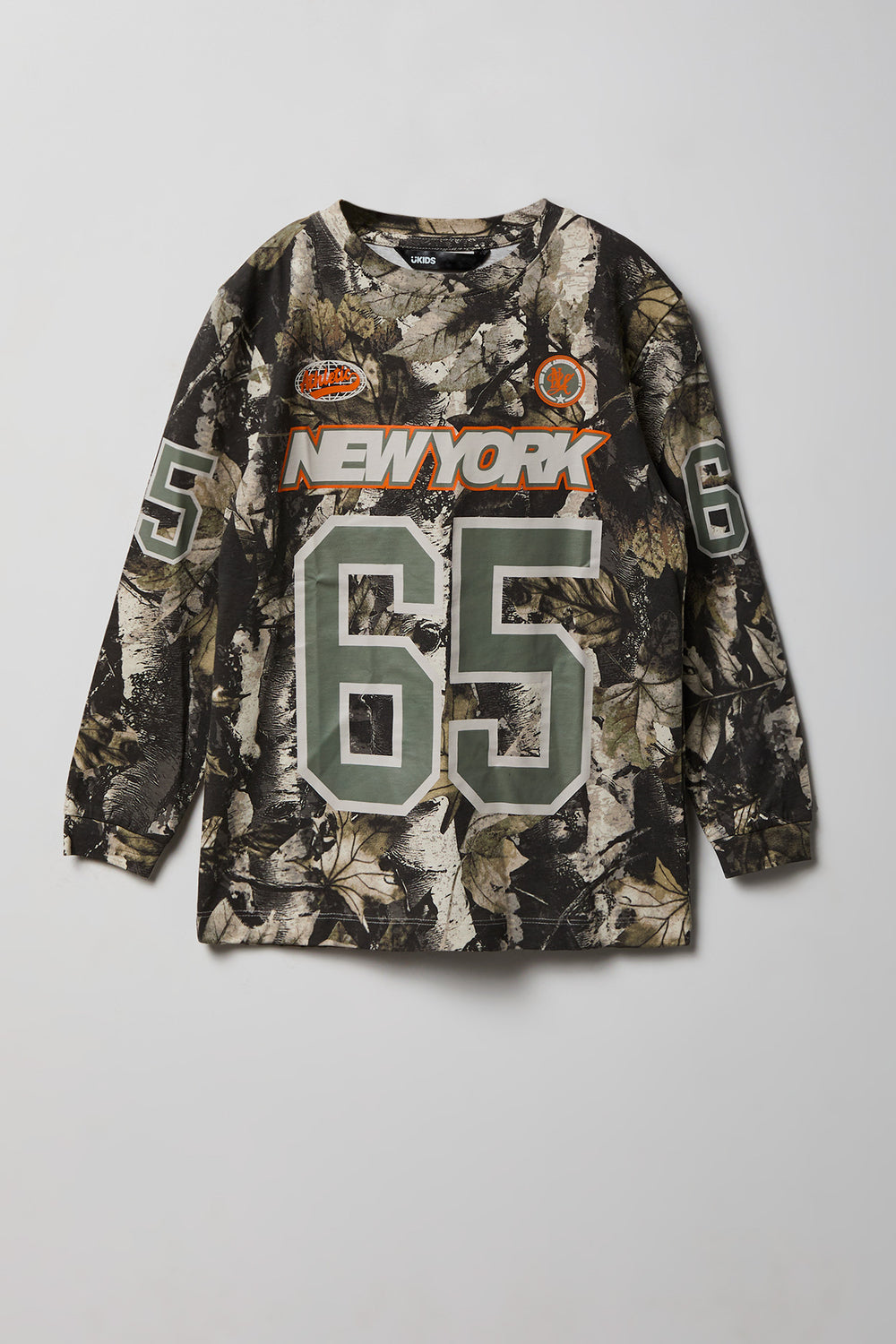 Youth Camo Graphic Long Sleeve Tee Youth Camo Graphic Long Sleeve Tee