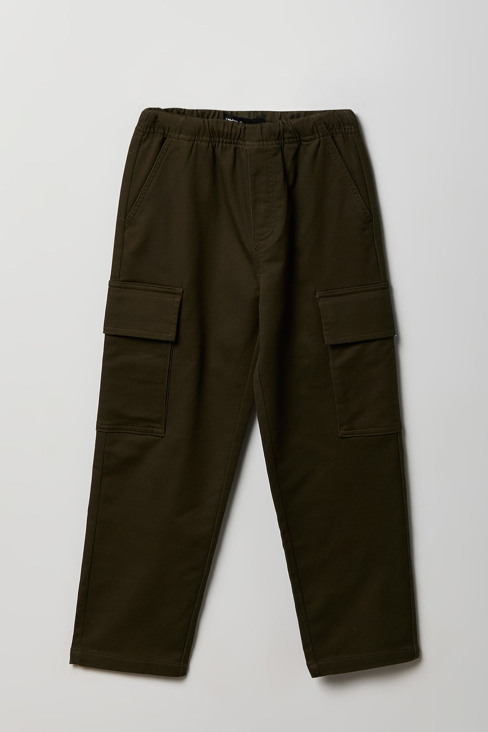 Pantalon cargo droit en tricot doux junior Pantalon cargo droit en tricot doux junior