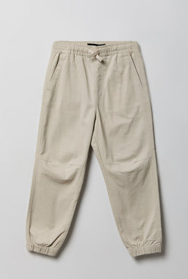 Jogger classique en sergé junior