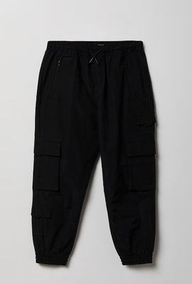 Jogger cargo à poches zippées junior