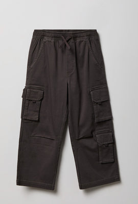 Youth Relaxed Cargo Twill Pant