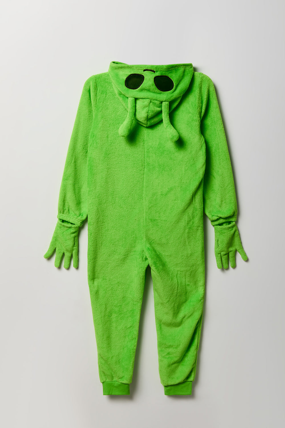 Youth 3D Alien Plush Onesie Youth 3D Alien Plush Onesie