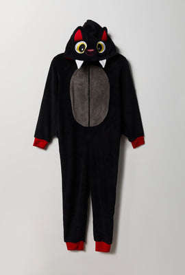 Combinaison en peluche chauve-souris 3D junior