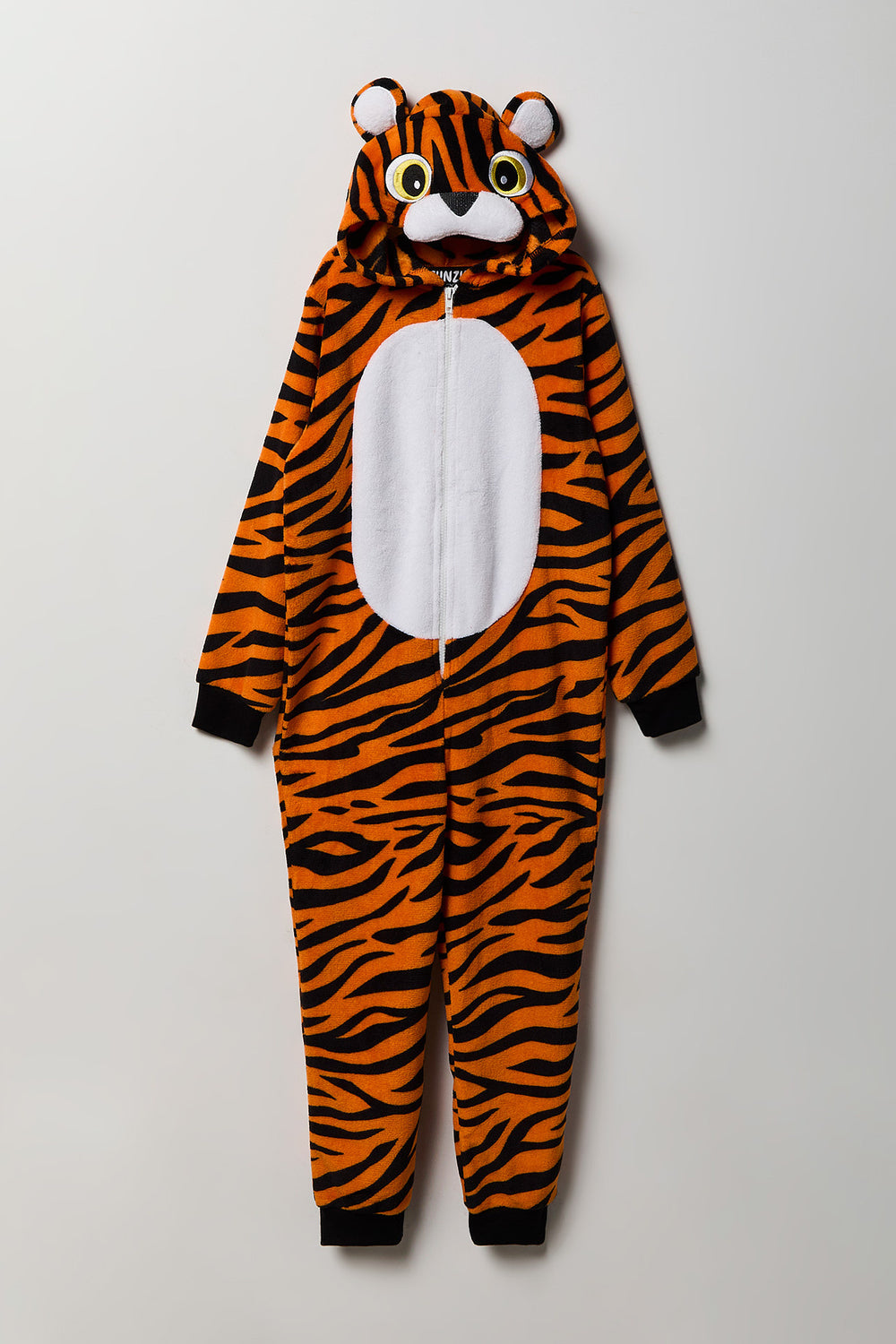 Combinaison en peluche tigre 3D junior Combinaison en peluche tigre 3D junior