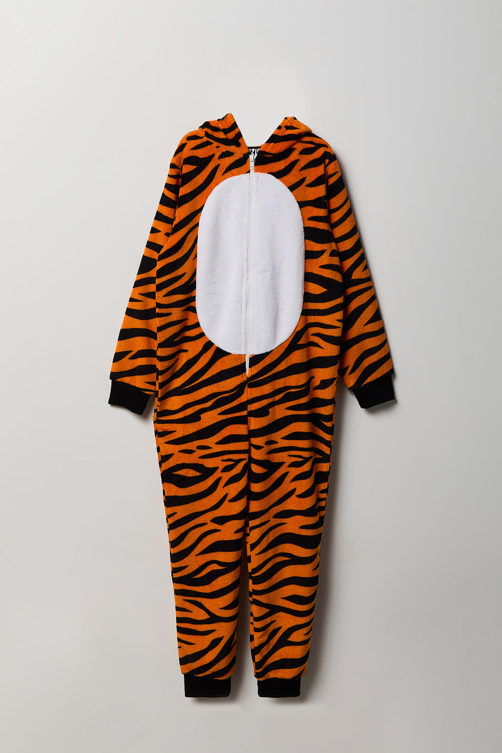 Youth 3D Tiger Plush Onesie Youth 3D Tiger Plush Onesie