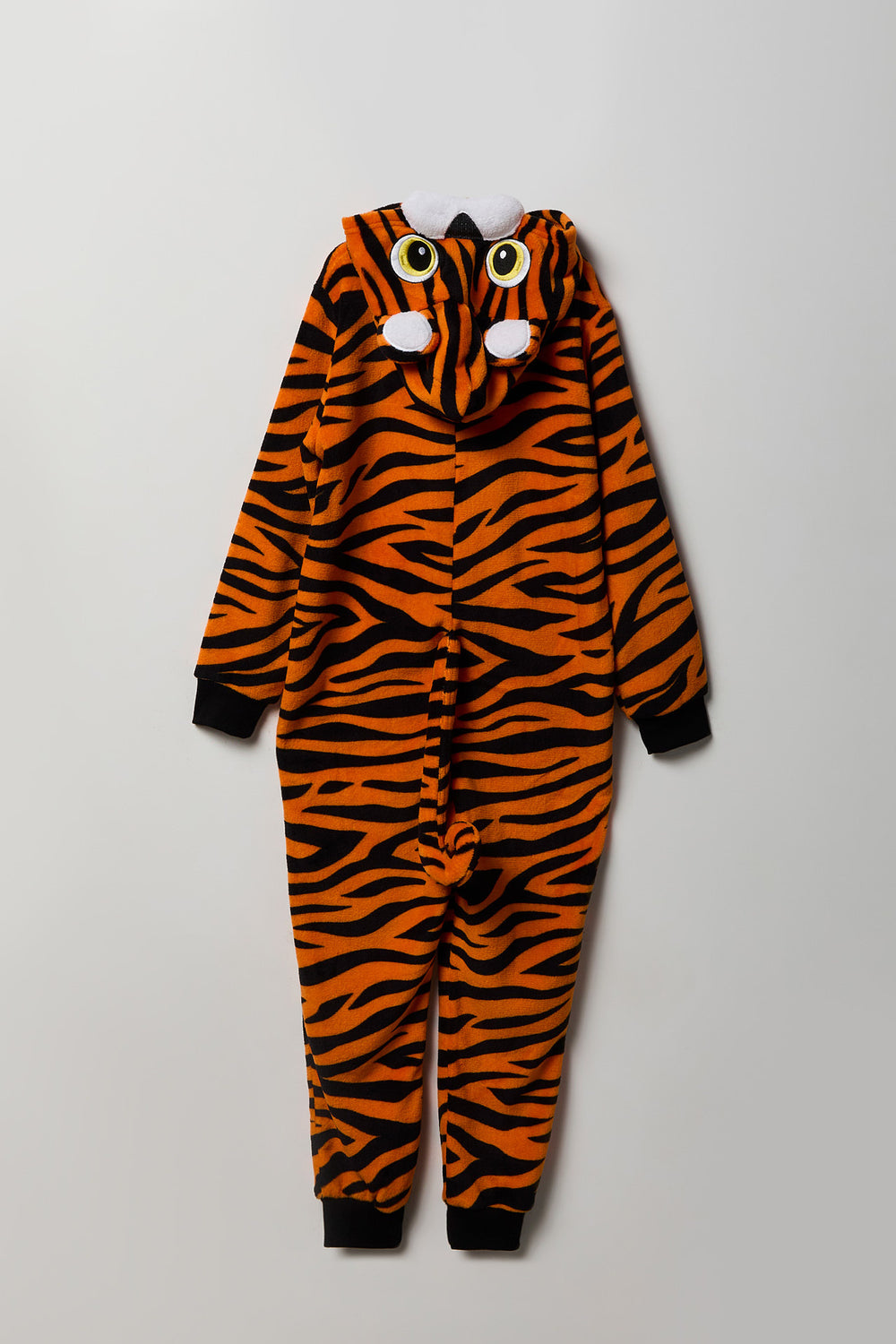 Youth 3D Tiger Plush Onesie Youth 3D Tiger Plush Onesie