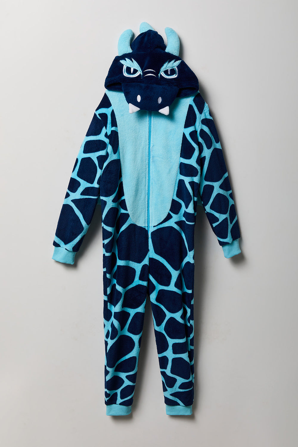 Youth 3D Dragon Plush Onesie Youth 3D Dragon Plush Onesie